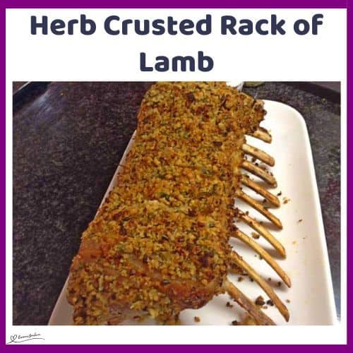an image of a Herb Crusted Rack of Lamb