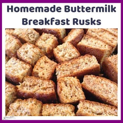 an image of Homemade Buttermilk Breakfast Rusks to be baked and already dried out overnight