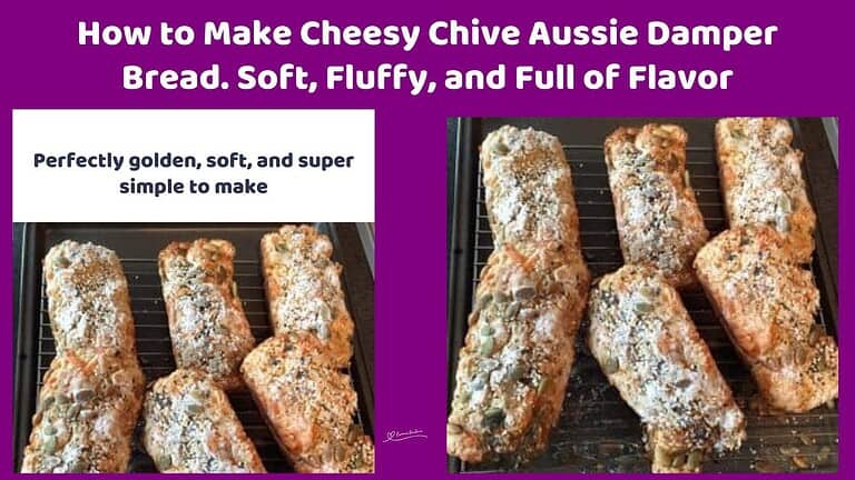 an image of Cheesy Chive Aussie Damper Bread on a cooling rack