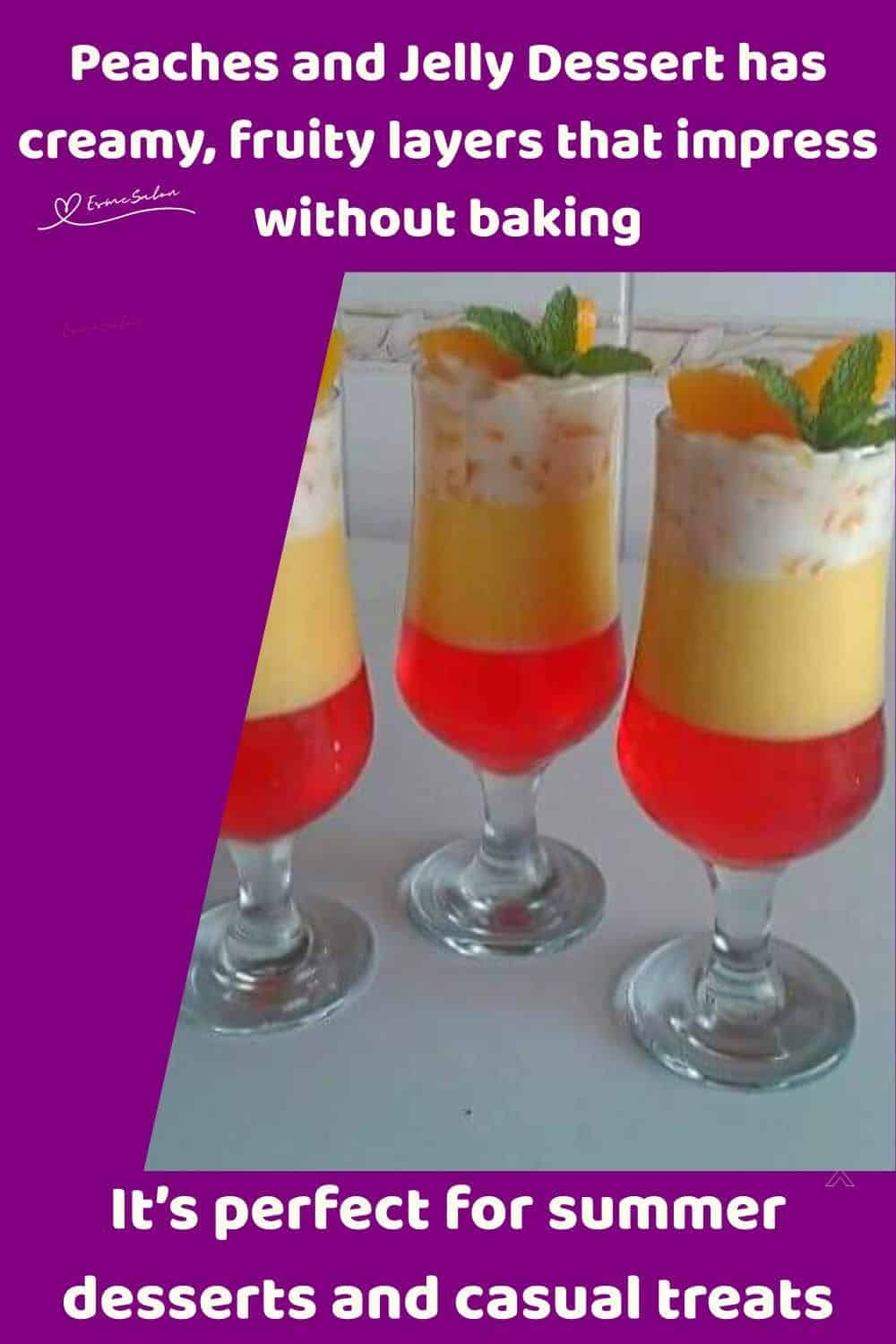 an image of Peaches and Jelly Dessert in a parfait glass