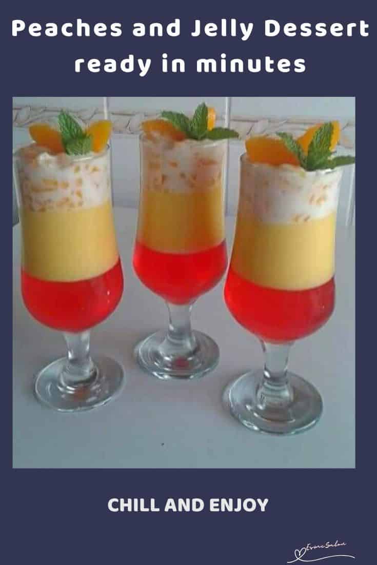 an image of Peaches and Jelly Dessert in a parfait glass
