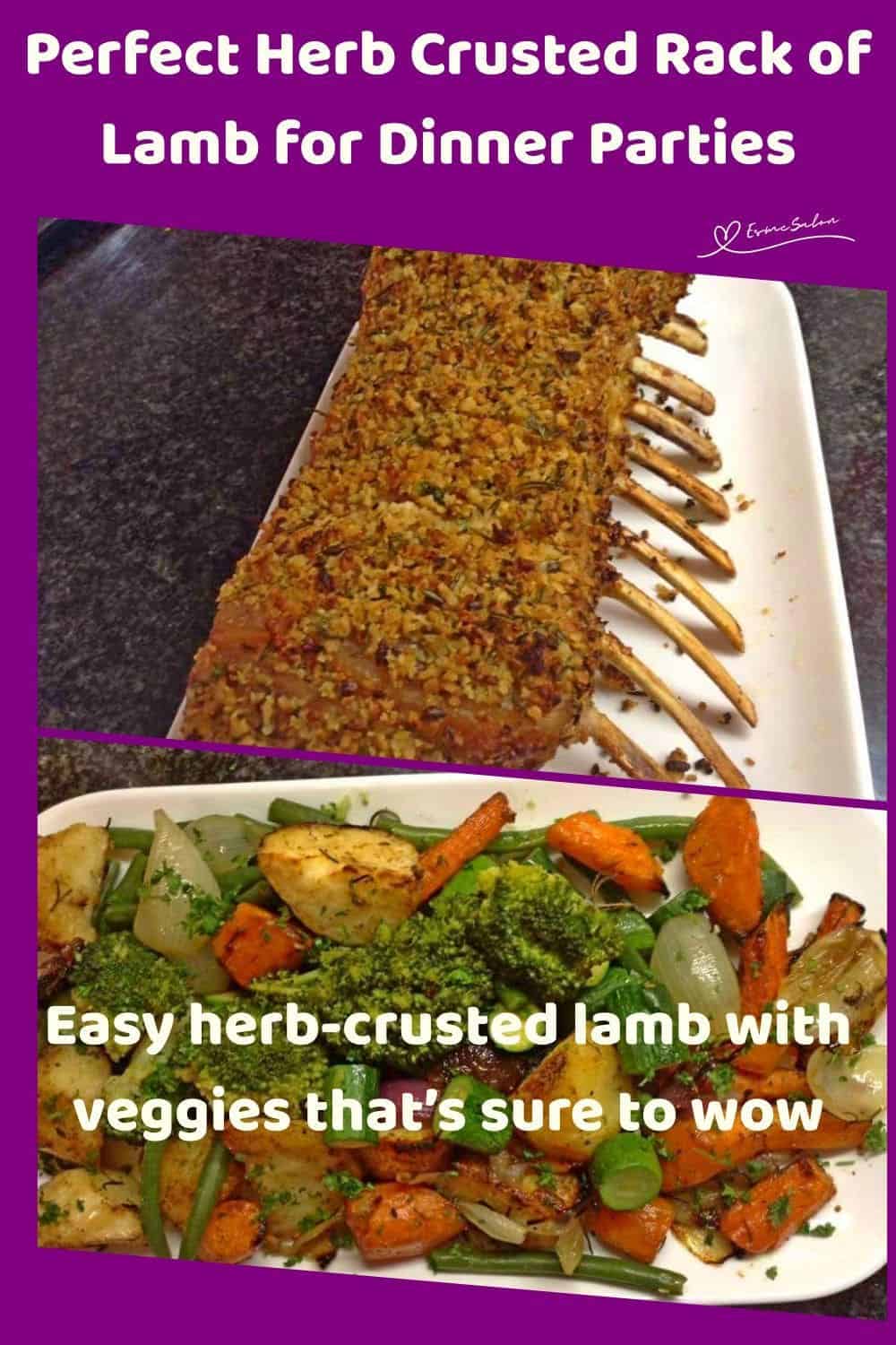 an image of a Herb Crusted Rack of Lamb