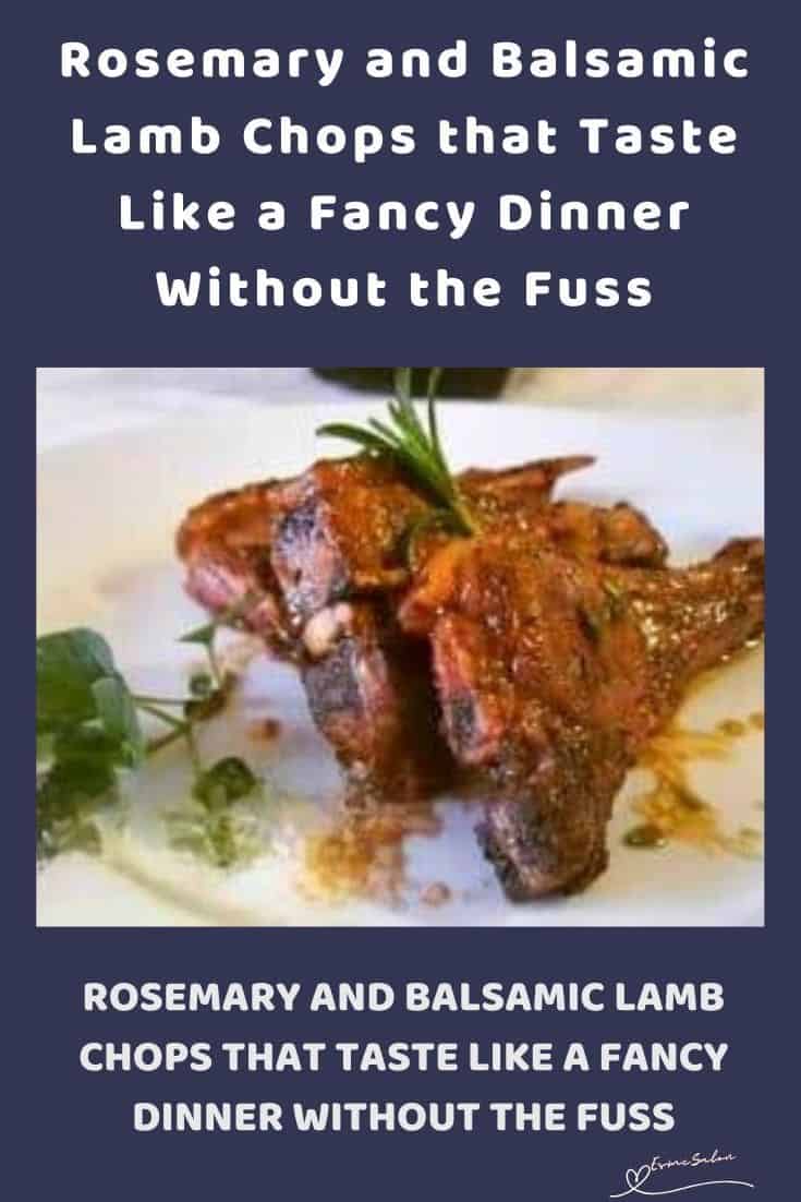 an image of two Rosemary and Balsamic Lamb Chops