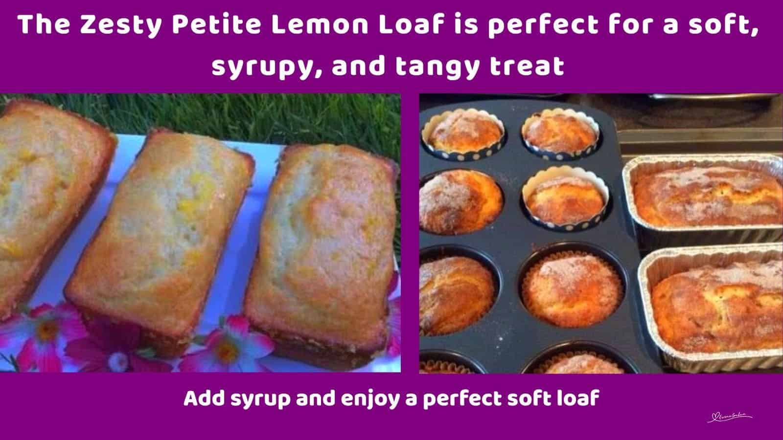 an image of a small/Petite Lemon Loaf