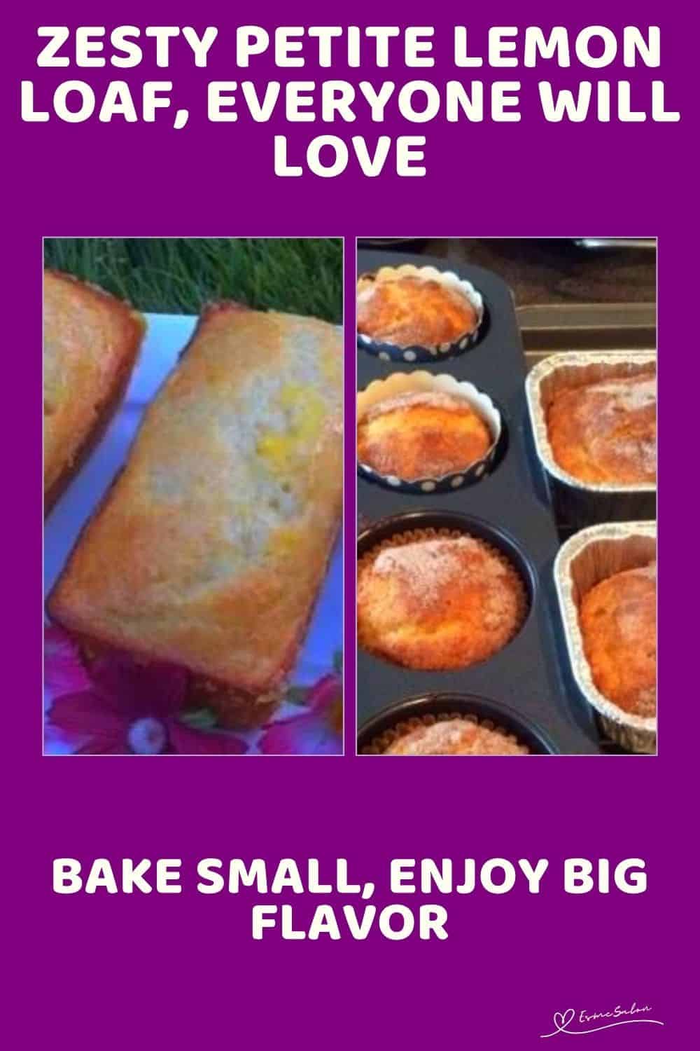 an image of a small/Petite Lemon Loaf