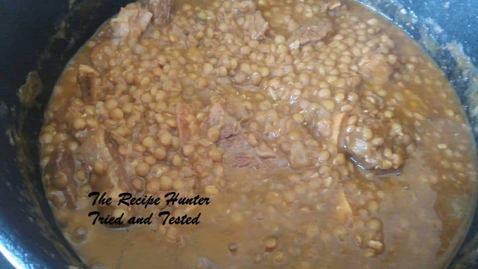 TRH Sybils brown lentil stew