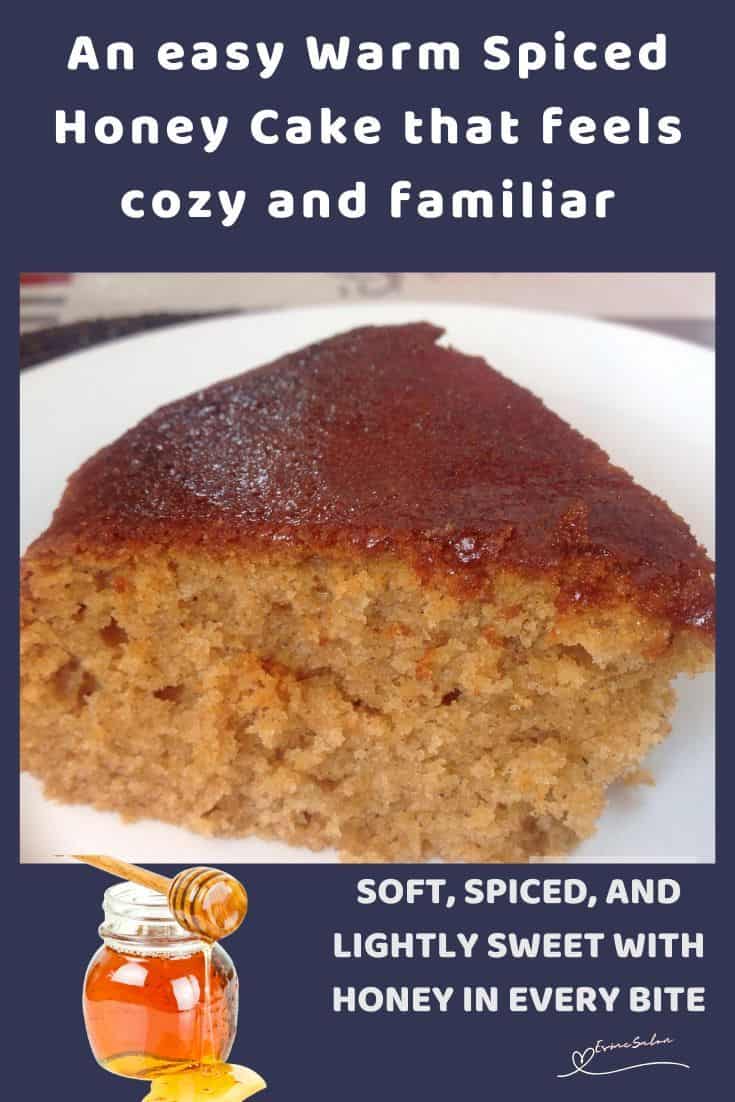 an image of a Spiced Honey Cake round and sliced