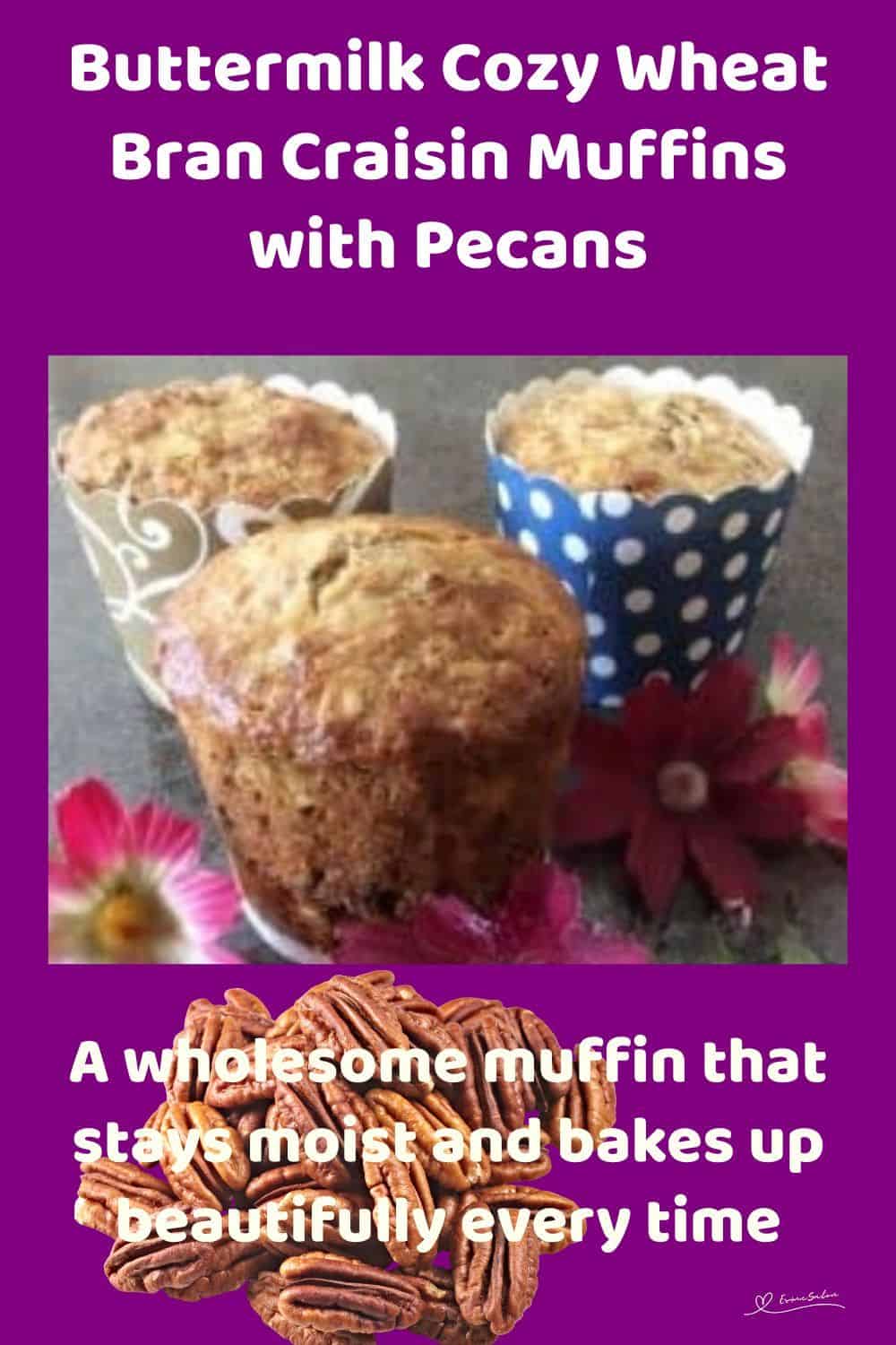 an image of Wheat Bran Craisin Muffins