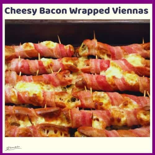 An image of Cheesy Bacon Wrapped Viennas