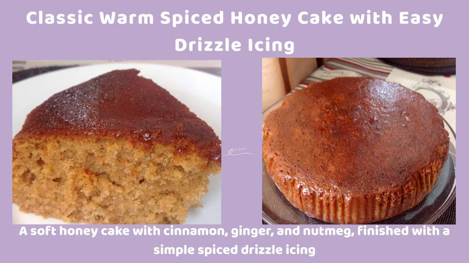 an image of a Spiced Honey Cake round and sliced