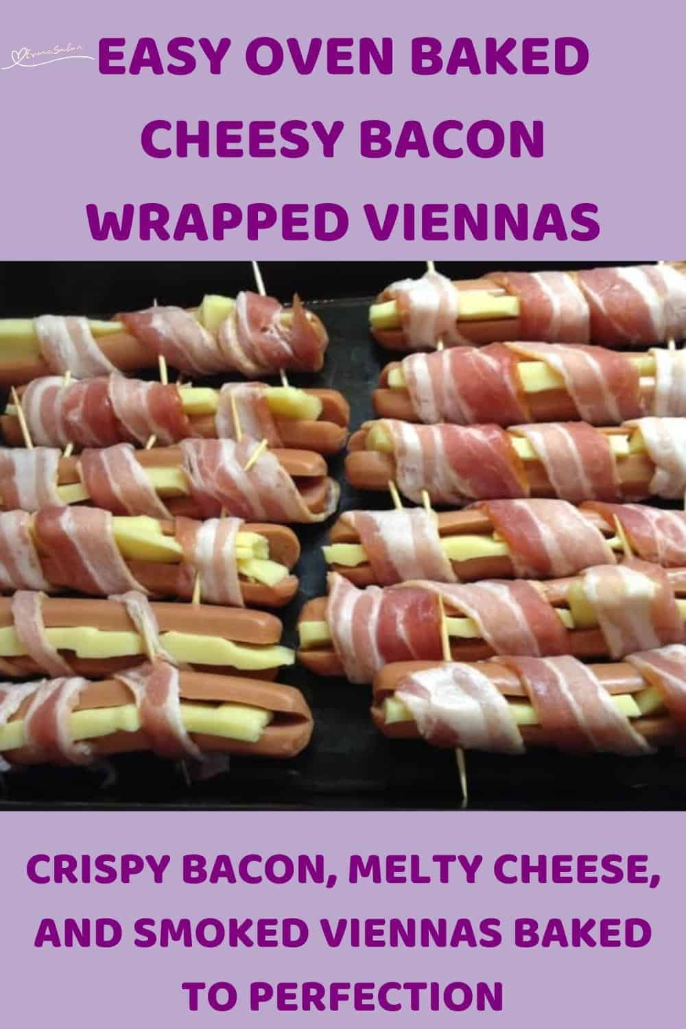 An image of Cheesy Bacon Wrapped Viennas