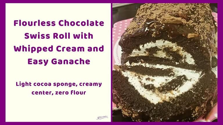 An image of Flourless Chocolate Swiss Roll