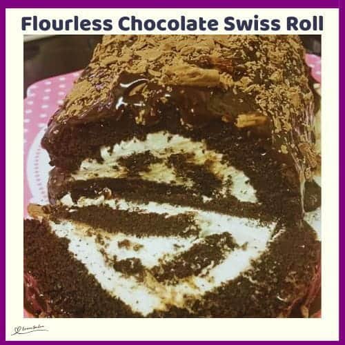 An image of Flourless Chocolate Swiss Roll