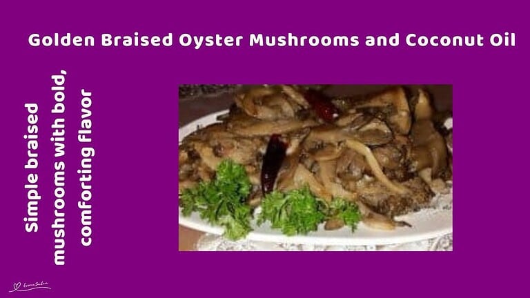 an image of Golden Braised Oyster Mushrooms