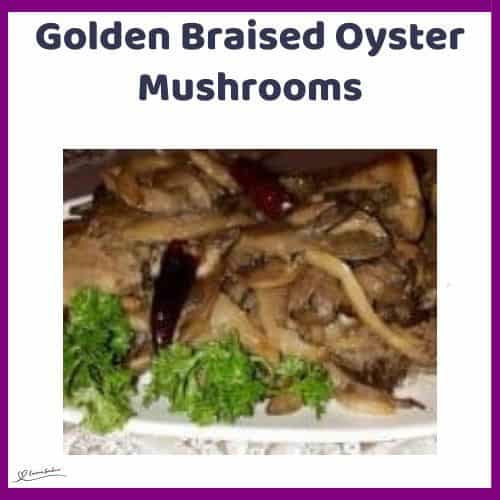 an image of Golden Braised Oyster Mushrooms