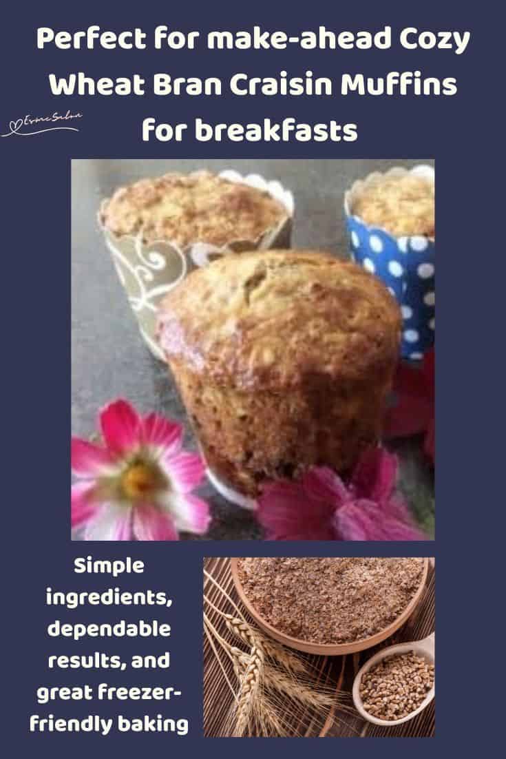 an image of Wheat Bran Craisin Muffins