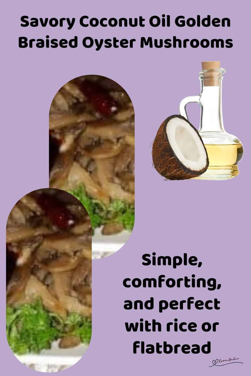 an image of Golden Braised Oyster Mushrooms