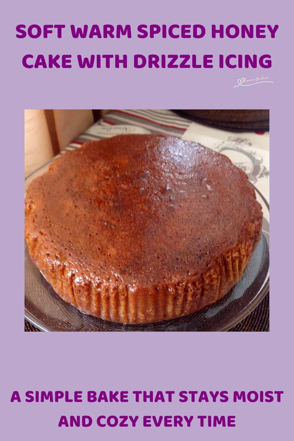 an image of a Spiced Honey Cake round and sliced