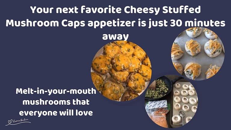 an image of Cheesy Stuffed Mushroom Caps