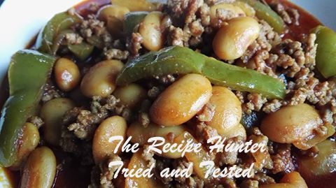 TRH Sureka's Mince with butter beans and green pepper