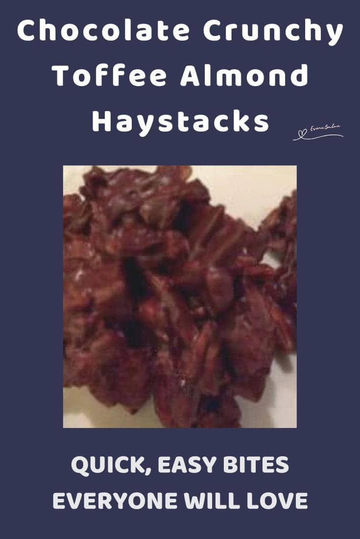 An image of Crunchy Toffee Almond Haystacks