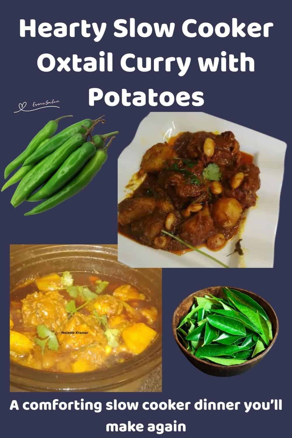 An image of Slow Cooker Oxtail Curry either in SC or plated