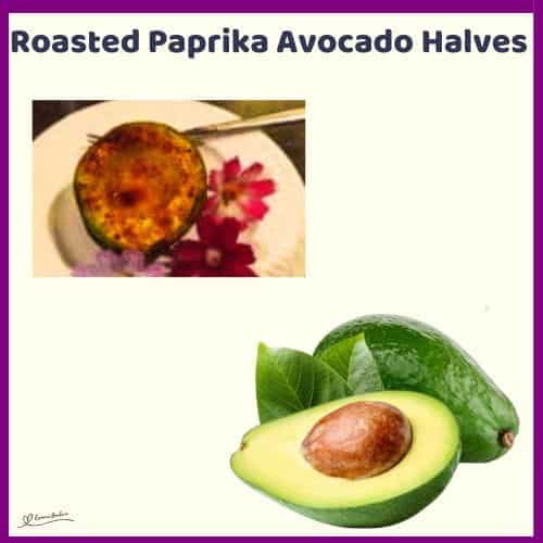 An image of Roasted Paprika Avocado Halves
