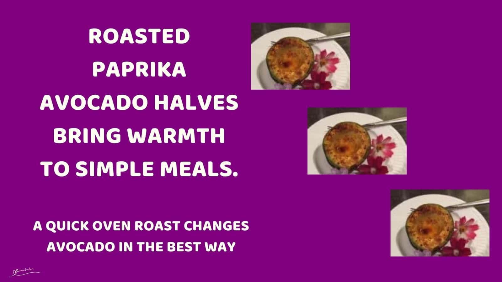 An image of Roasted Paprika Avocado Halves