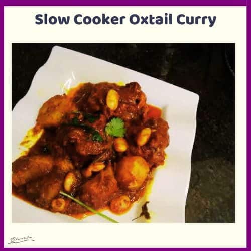 An image of Slow Cooker Oxtail Curry either in SC or plated