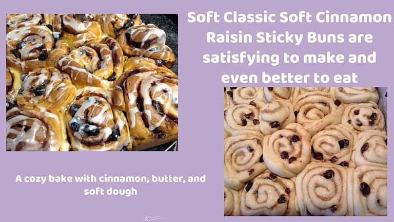 An image of Classic Cinnamon Raisin Sticky Buns