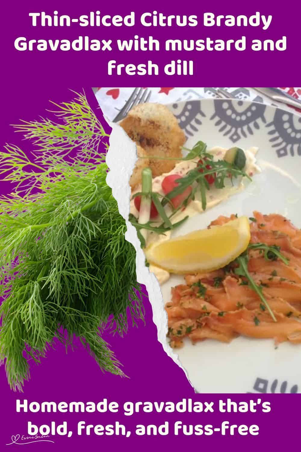An image of Citrus Brandy Gravadlax