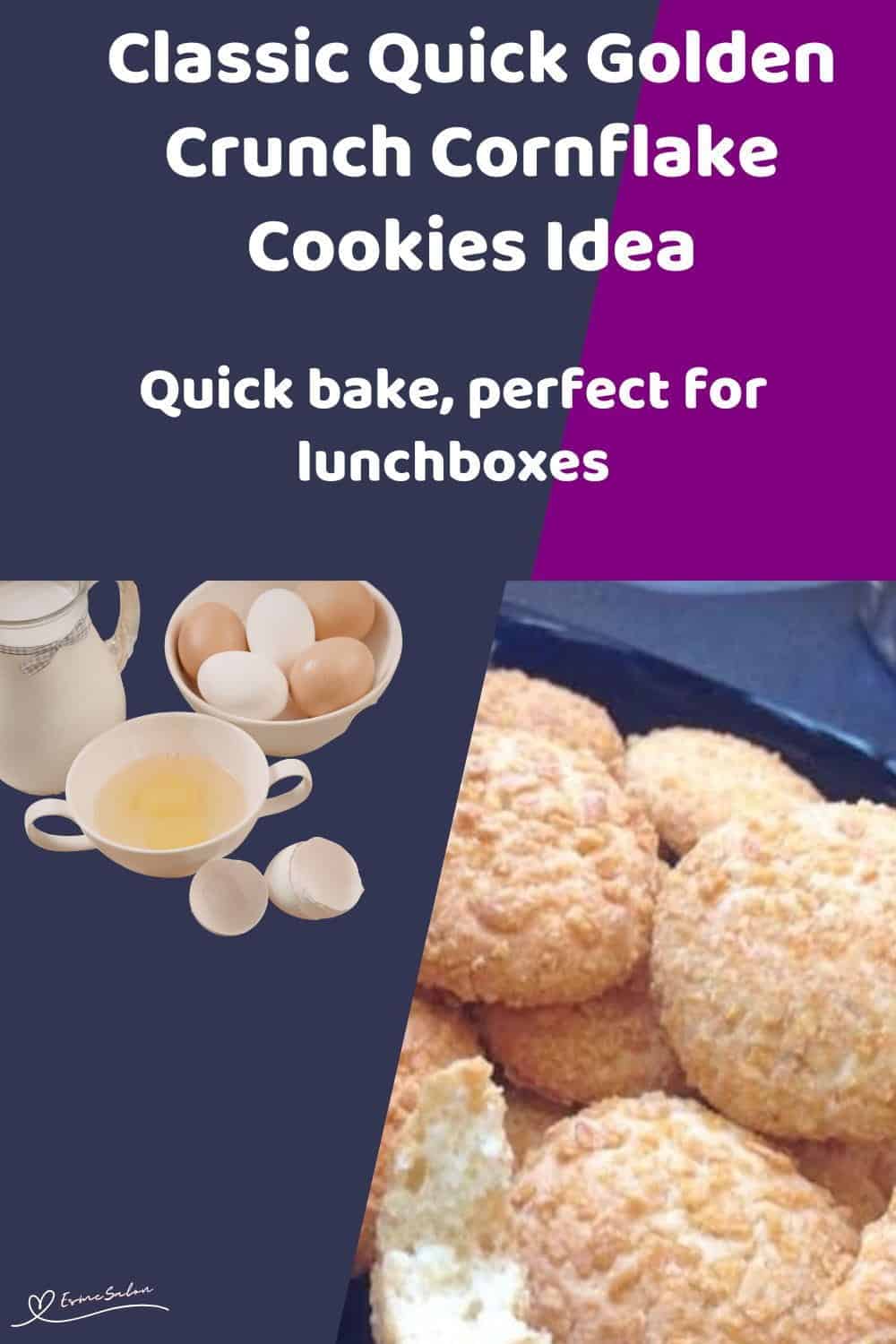 An image of Golden Crunch Cornflake Cookies