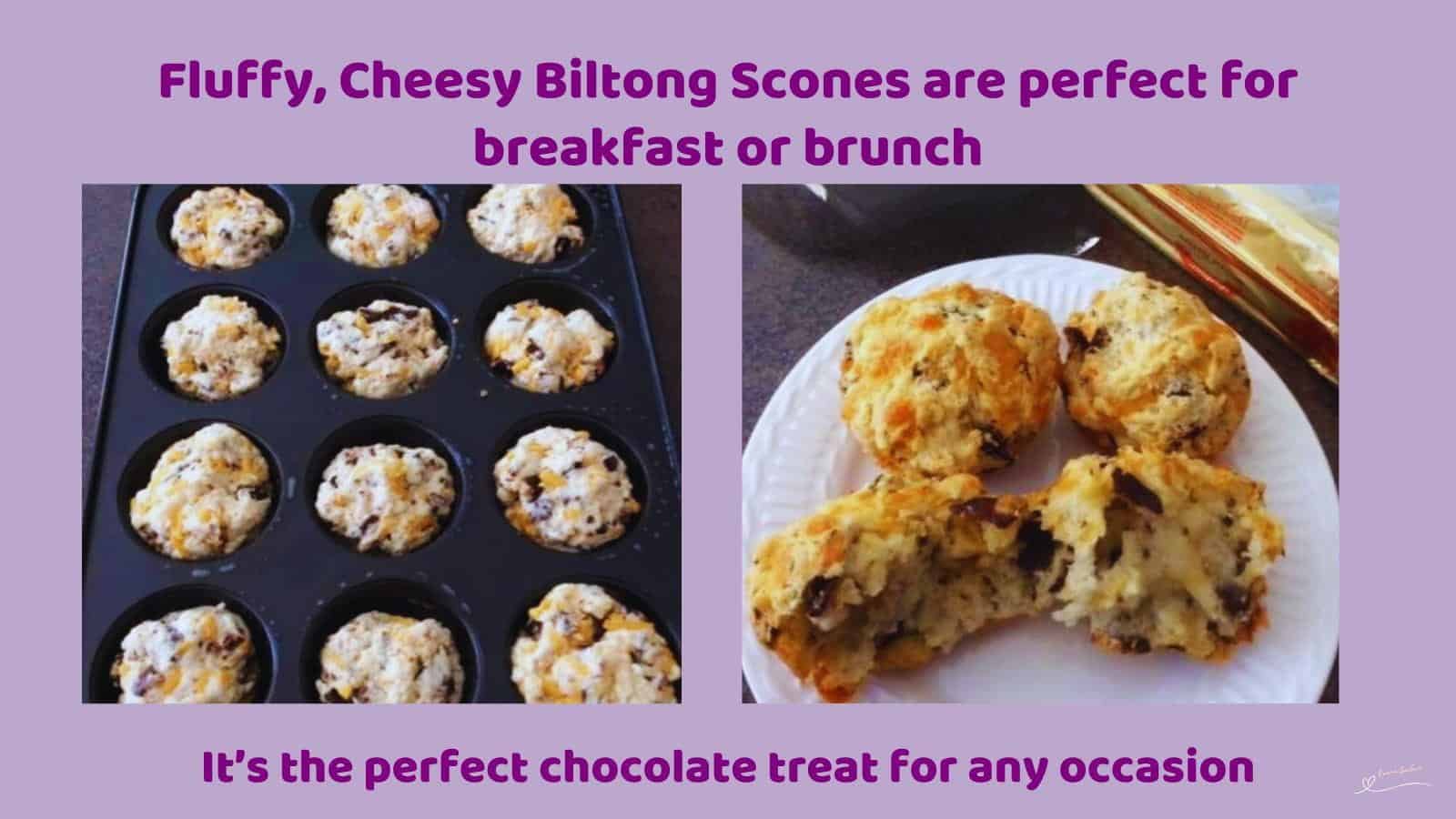 An image of Cheesy Biltong Scones (Jerky)