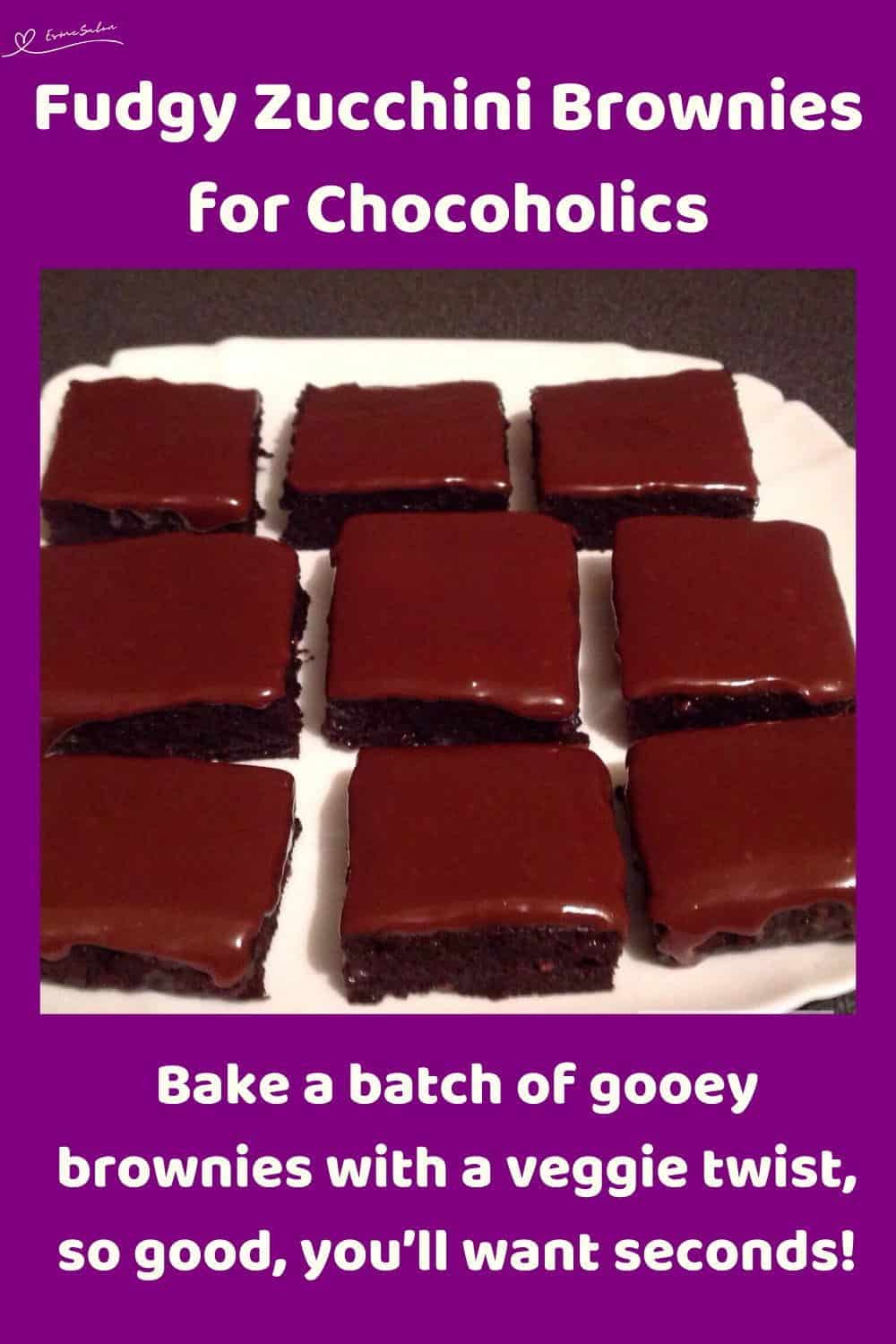 An image of Fudgy Zucchini Brownies