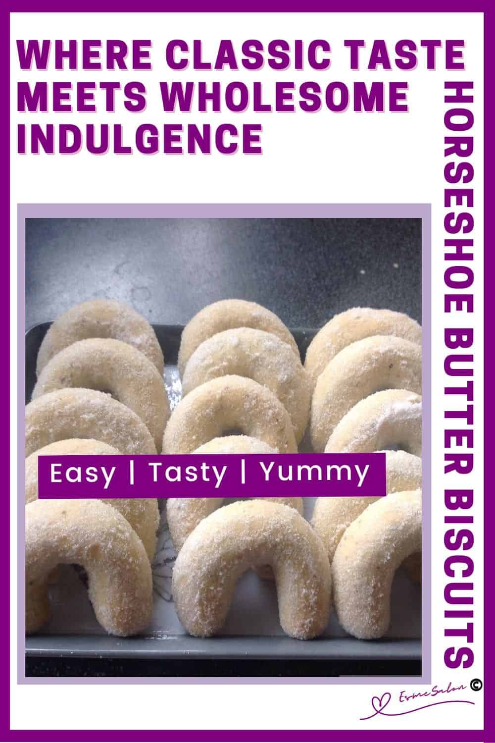 an image of Horseshoe shaped Butter Biscuits