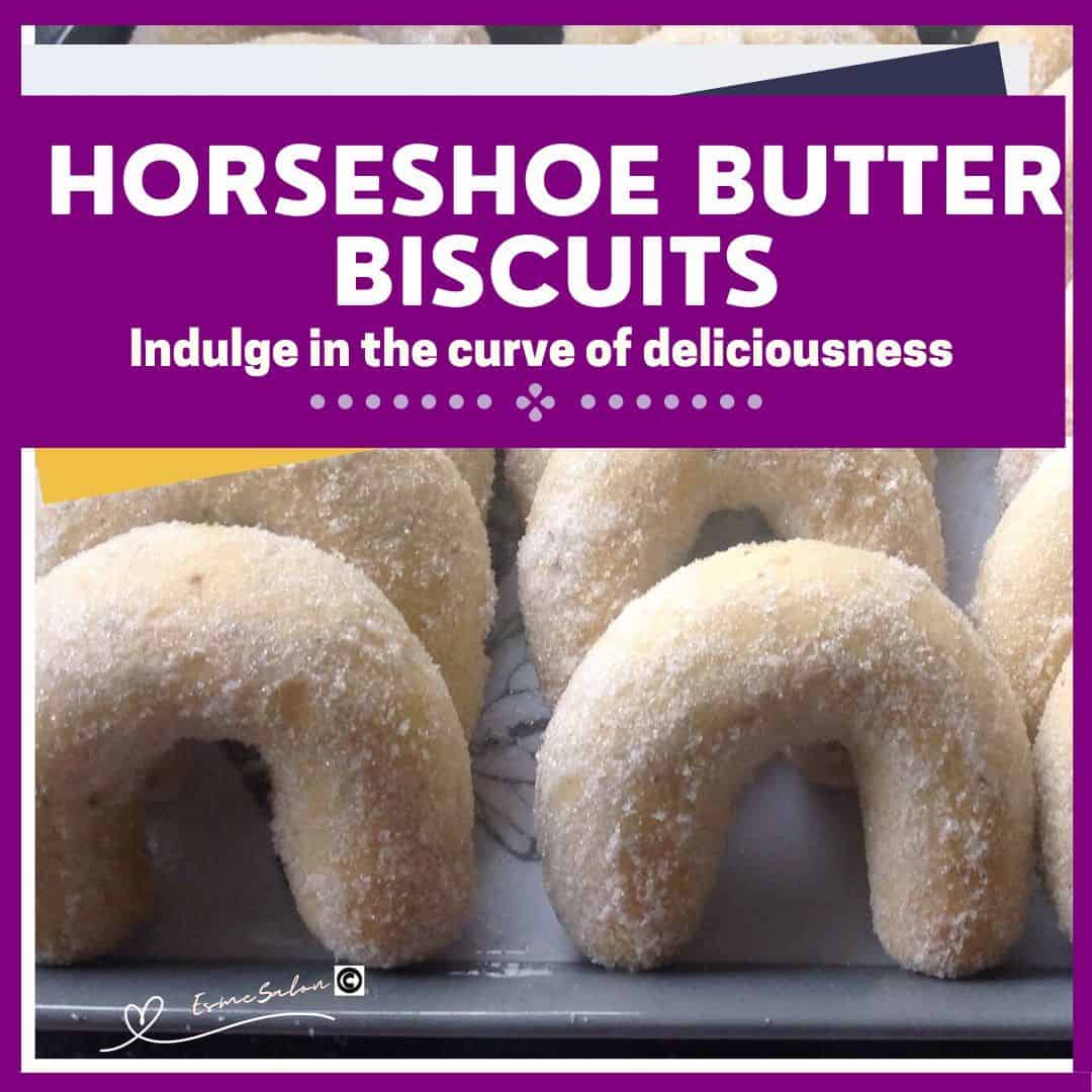 an image of Horseshoe shaped Butter Biscuits