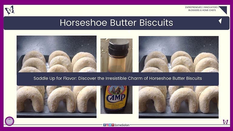 an image of Horseshoe shaped Butter Biscuits