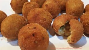 An image of Chicken and Cheese Shots - round crispy balls