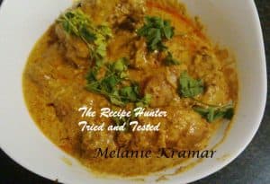 Chicken Curry With Créme Fraiche