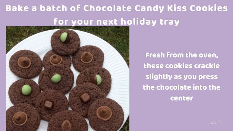 An image of a Chocolate cookie with various mini chocolate as decoration