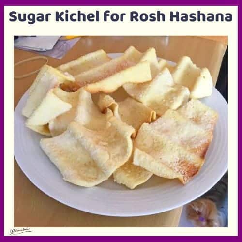 An image of Sugar Kichel for Rosh Hashana in various shapes