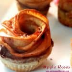 Crunchy sweet and flaky apple rosettes