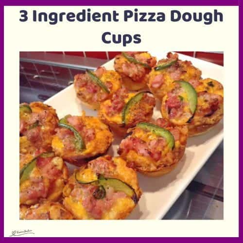 An image of 3 Ingredient Pizza Dough Cups
