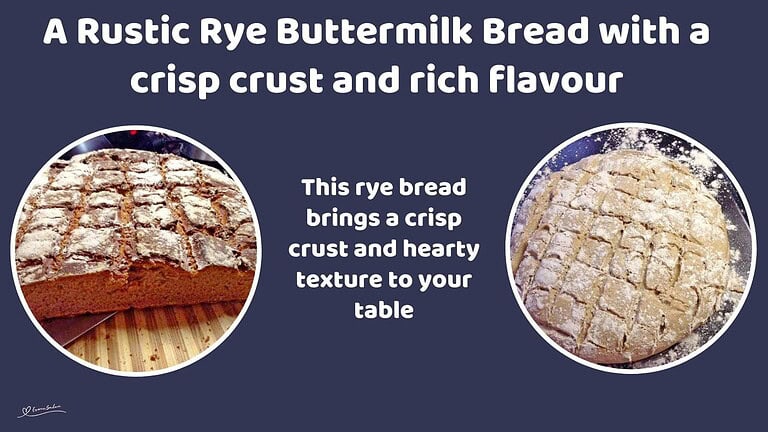 An image of a Rustic Rye Buttermilk Bread