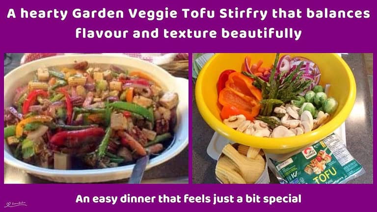 An image of Garden Veggie Tofu Stirfry with Pecans