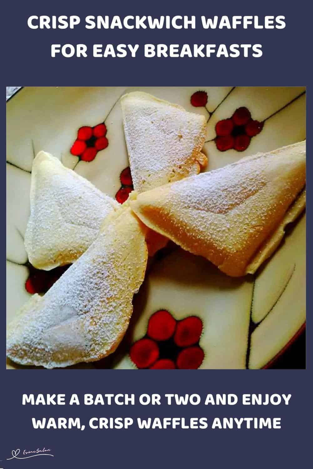 An image of 4 pieces of Crisp Snackwich Waffles