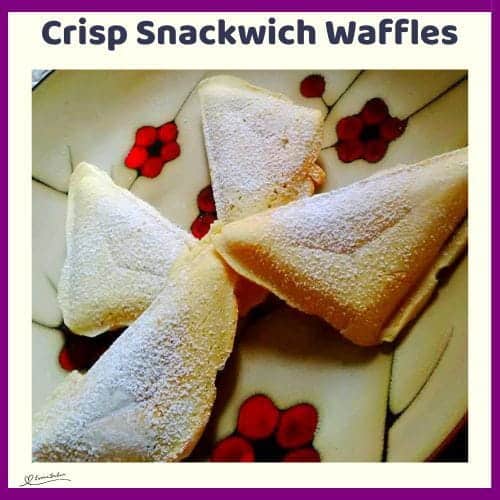 An image of 4 pieces of Crisp Snackwich Waffles