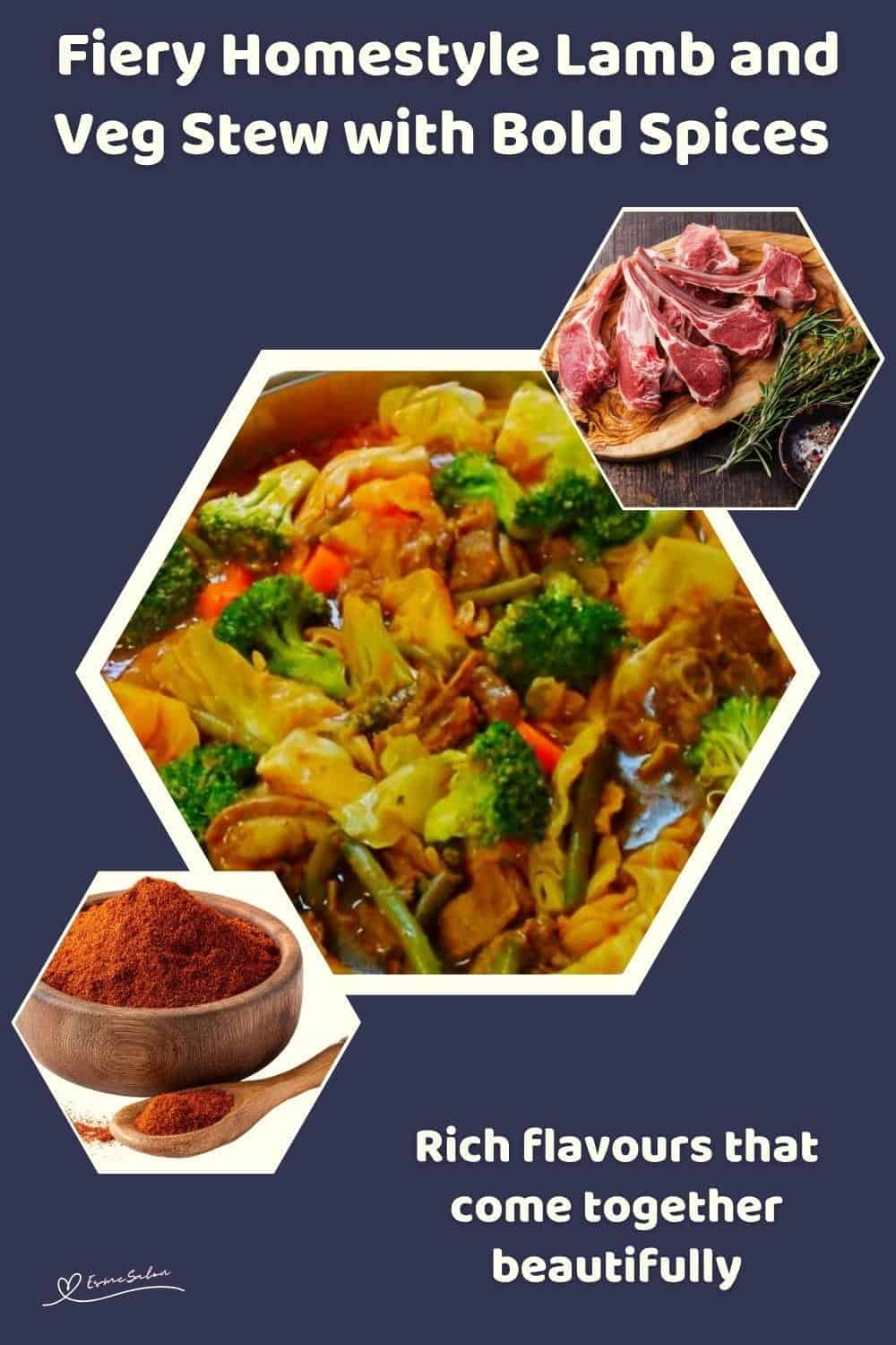 An image of a one-pot Fiery Homestyle Lamb and Veg Stew