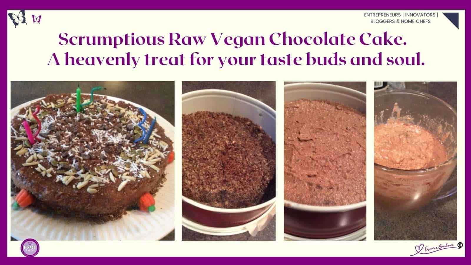 an image of Raw Vegan Chocolate Cake
