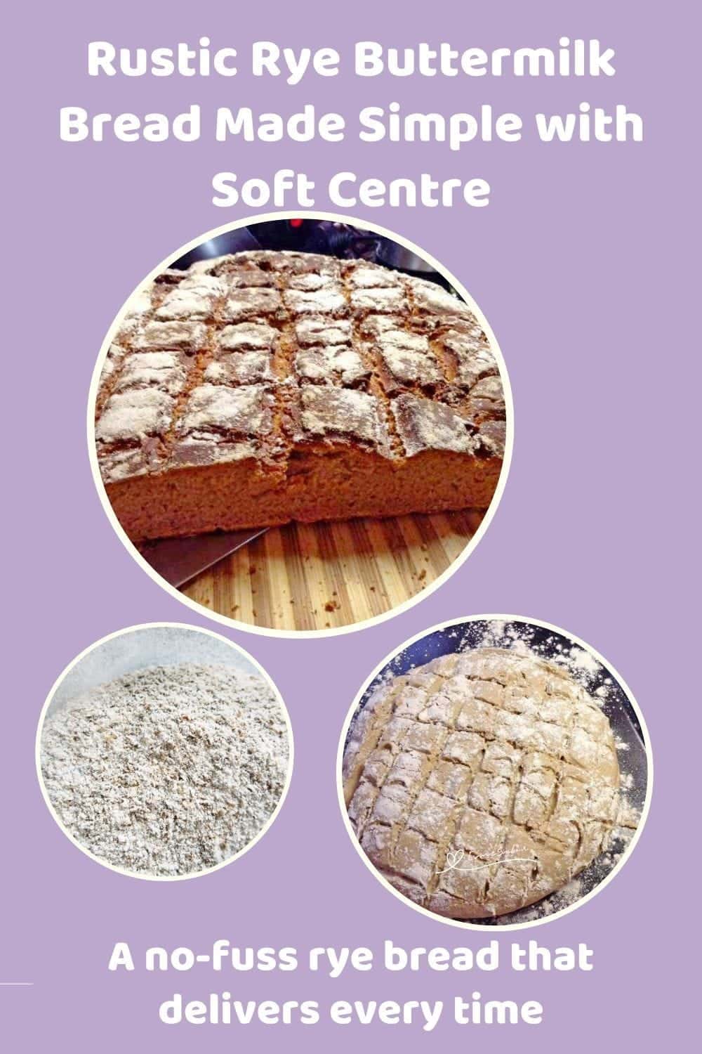 An image of a Rustic Rye Buttermilk Bread